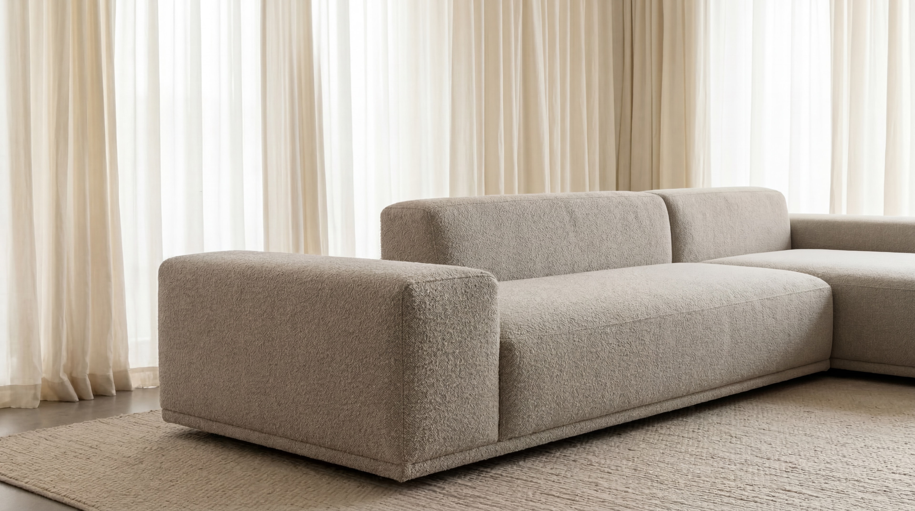 Elegant sofa in a luxurious setting